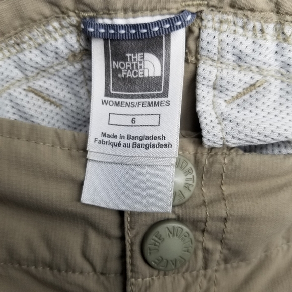 THE NORTH FACE Hiking Low Rise‎ Cargo Pants Nylon Capri Utility Drawstring Waist - Picture 10 of 16